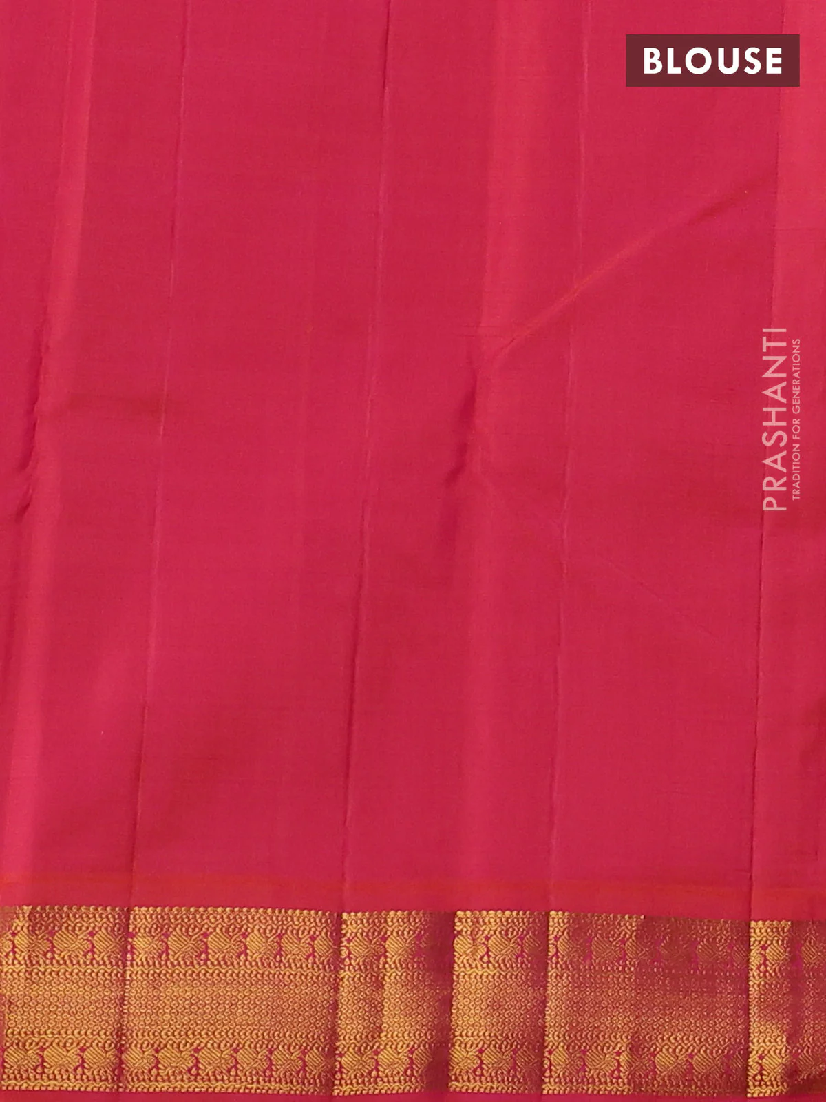 Pure kanchipuram silk saree green and dual shade of pinkish orange with plain body and zari woven korvai border - Image 4