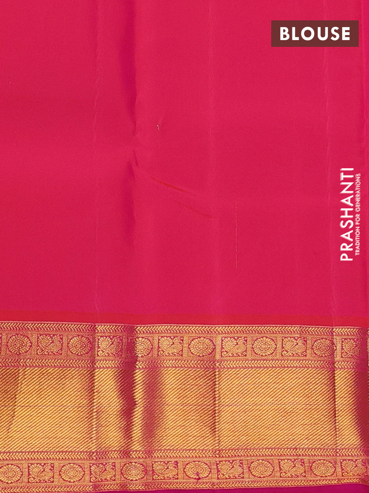 Pure kanchipuram silk saree green and pink with paisley zari woven buttas and rich zari woven border - Image 4