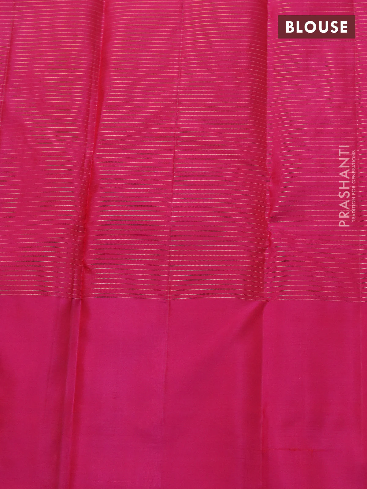Pure kanchipuram silk saree green and purple with allover small zari checked pattern and zari woven butta border - Image 4
