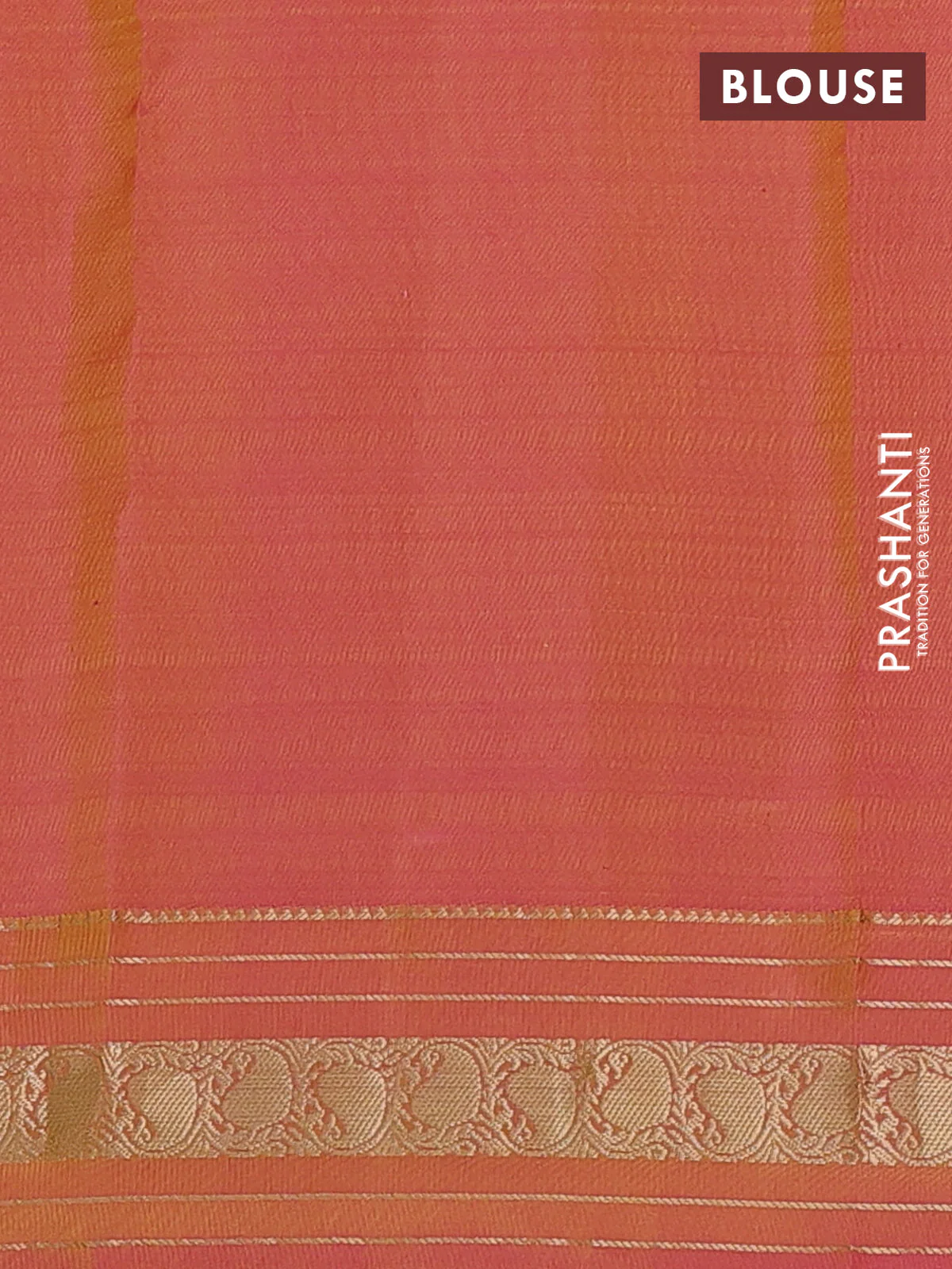 Pure kanchipuram silk saree light green and pink with zari woven buttas and rich zari woven border - Image 4