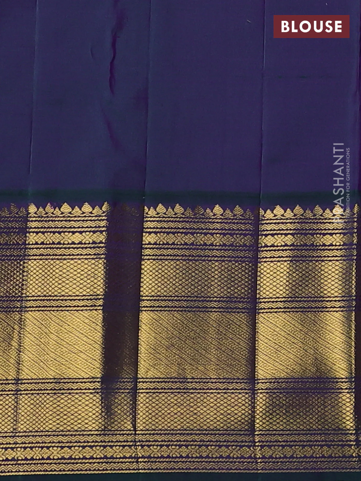 Pure kanchipuram silk saree lime yellow and dual shade of greenish violet with zari woven buttas and rich zari woven korvai border - Image 4