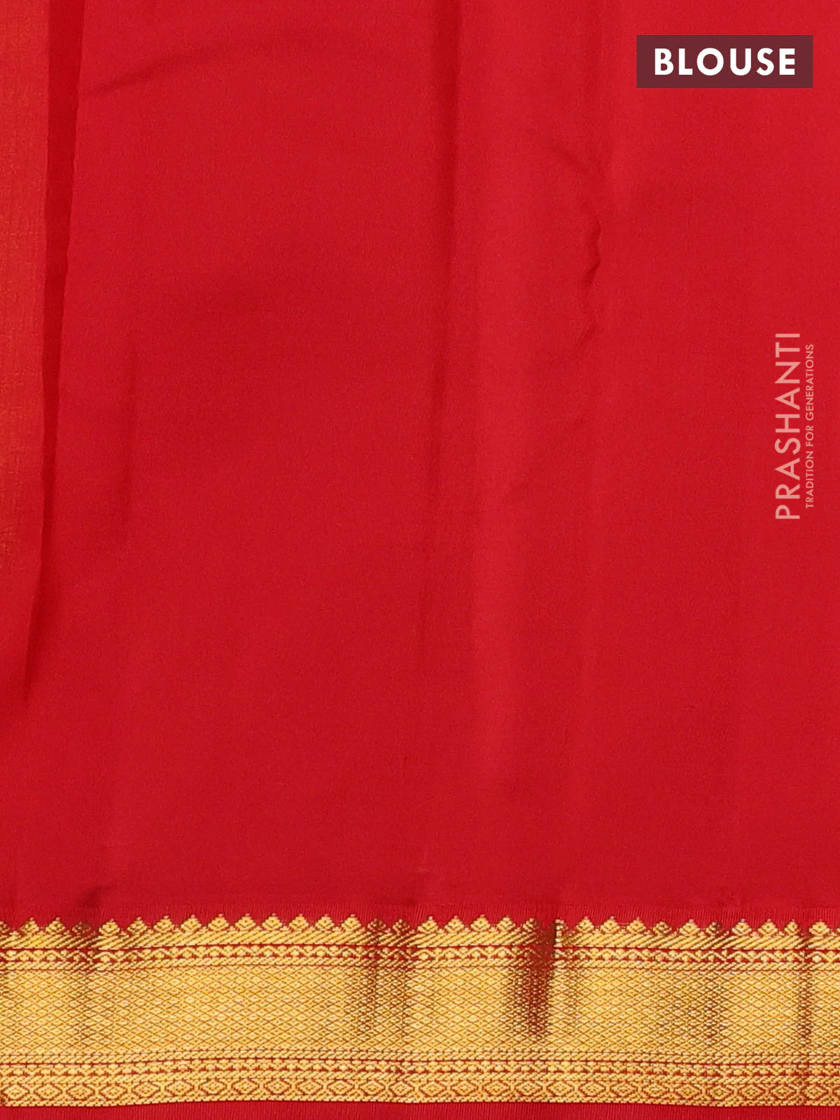 Pure kanchipuram silk saree lime yellow and red with allover checks & buttas and zari woven korvai border - Image 4