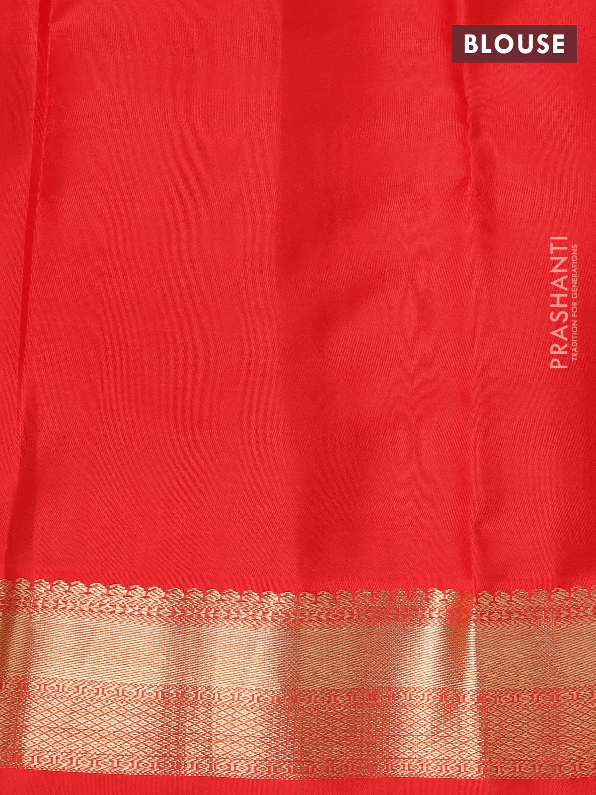 Pure kanchipuram silk saree lime yellow and red with allover zari weaves and zari woven korvai border - Image 4