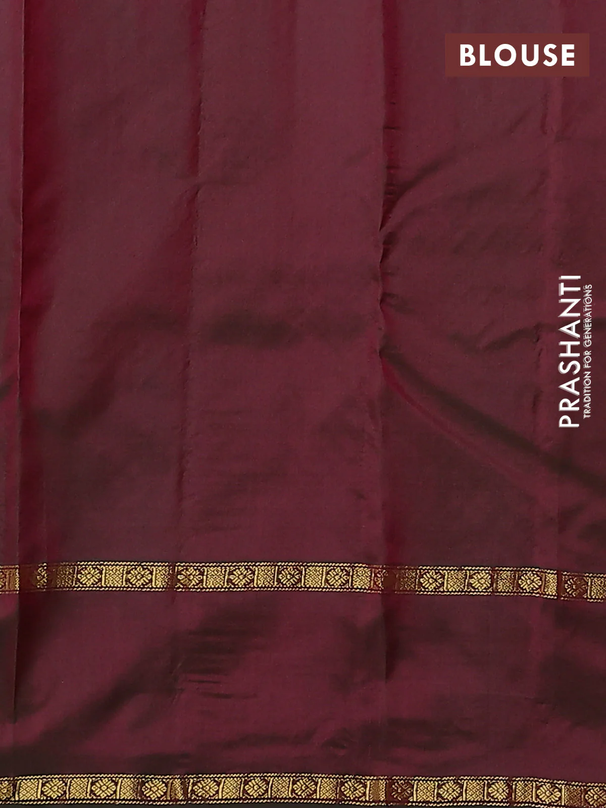 Pure kanchipuram silk saree maroon and dual shade of greenish maroon with allover zari woven buttas and rettapet zari woven paisley butta border - Image 3