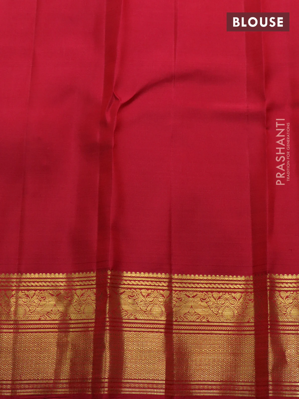 Pure kanchipuram silk saree maroon with allover annam & mayil chakram buttas and zari woven border - Image 5