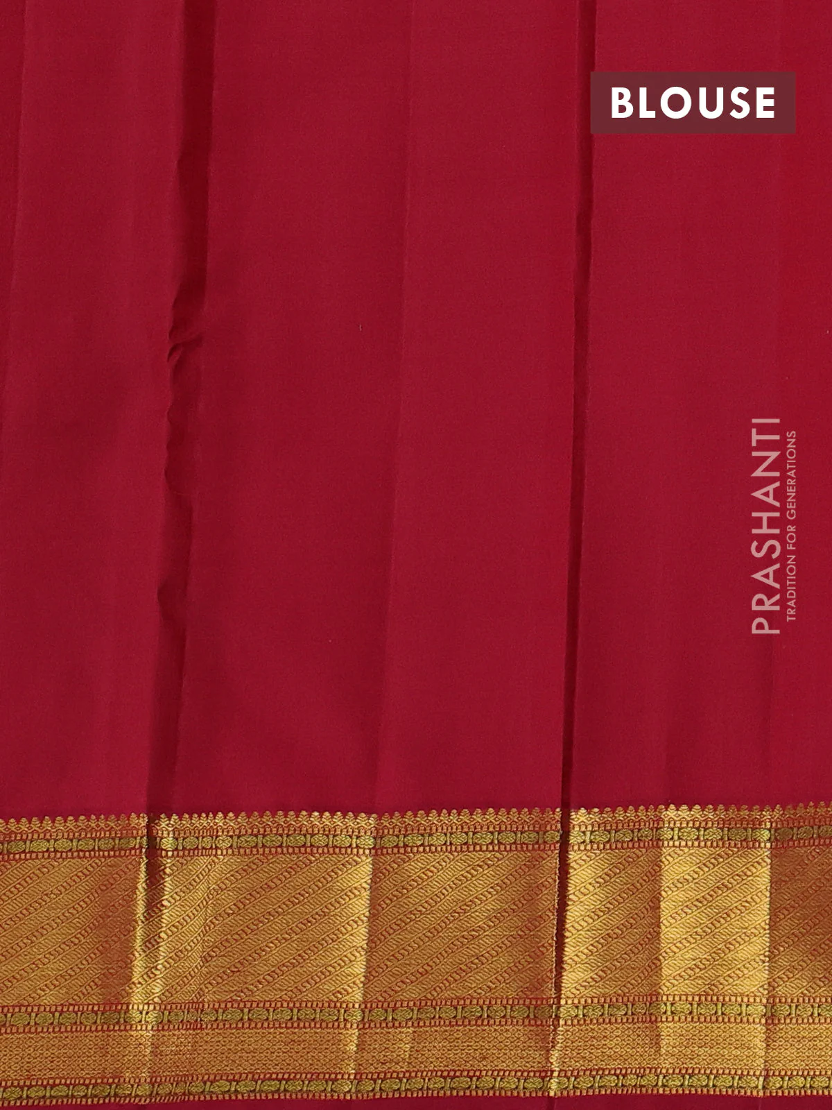 Pure kanchipuram silk saree maroon with allover annam zari woven buttas and zari woven border - Image 4