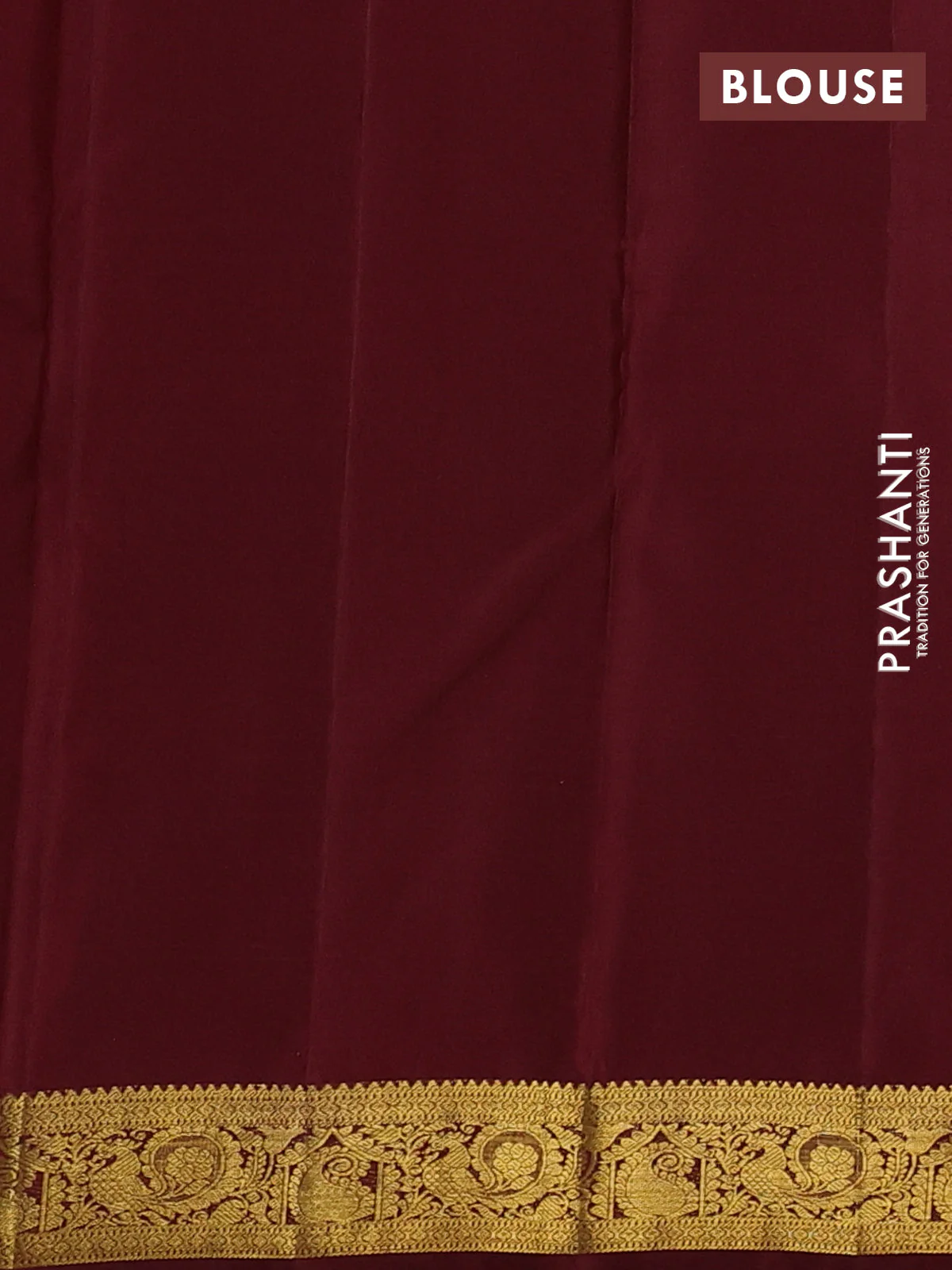 Pure kanchipuram silk saree mehendi green and deep maroon with zari woven buttas and rich zari woven border - Image 4