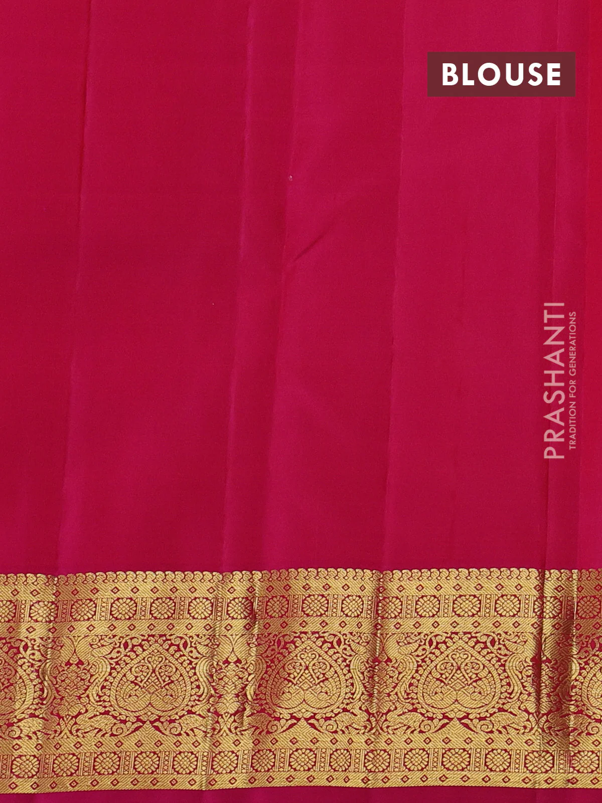 Pure kanchipuram silk saree mustard yellow and pink with zari woven buttas and zari woven border - Image 4