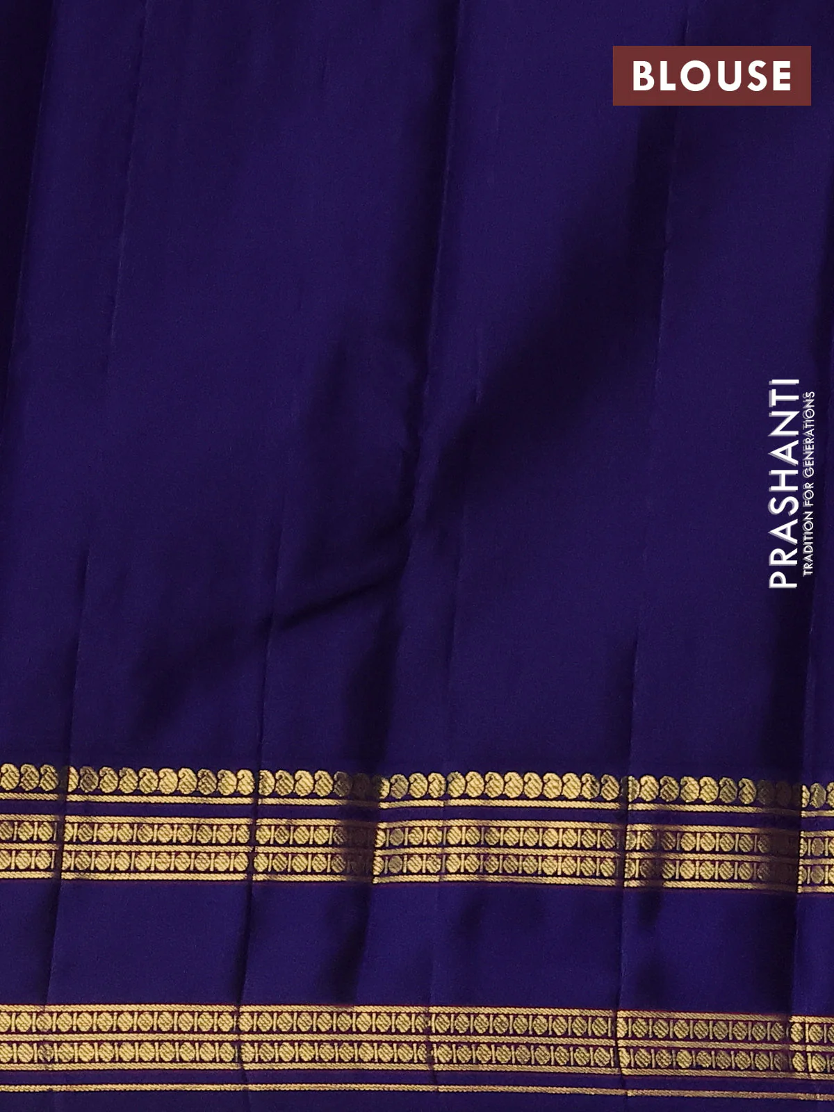 Pure kanchipuram silk saree pastel pink and dark blue with zari woven buttas and rettapet zari woven border - Image 4