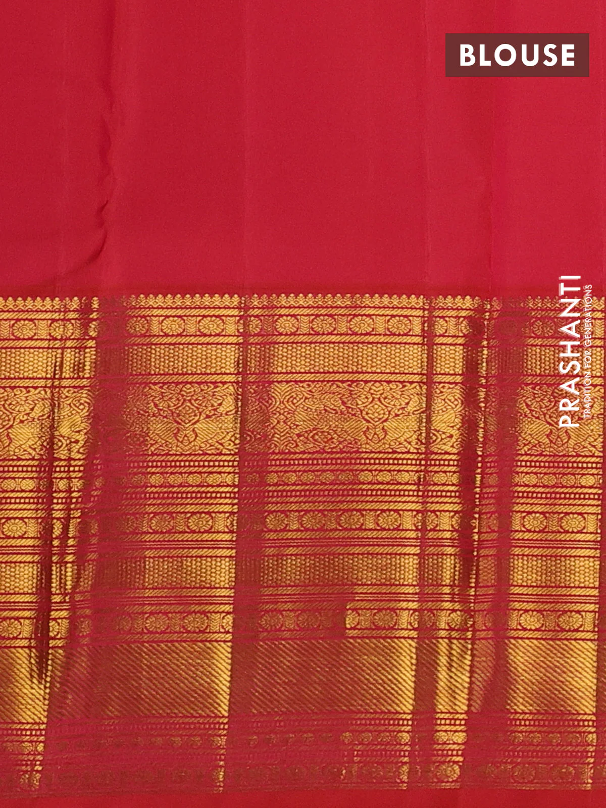 Pure kanchipuram silk saree pastel pink and dual shade of orange with paisley zari woen buttas and long rich zari woven border - Image 4