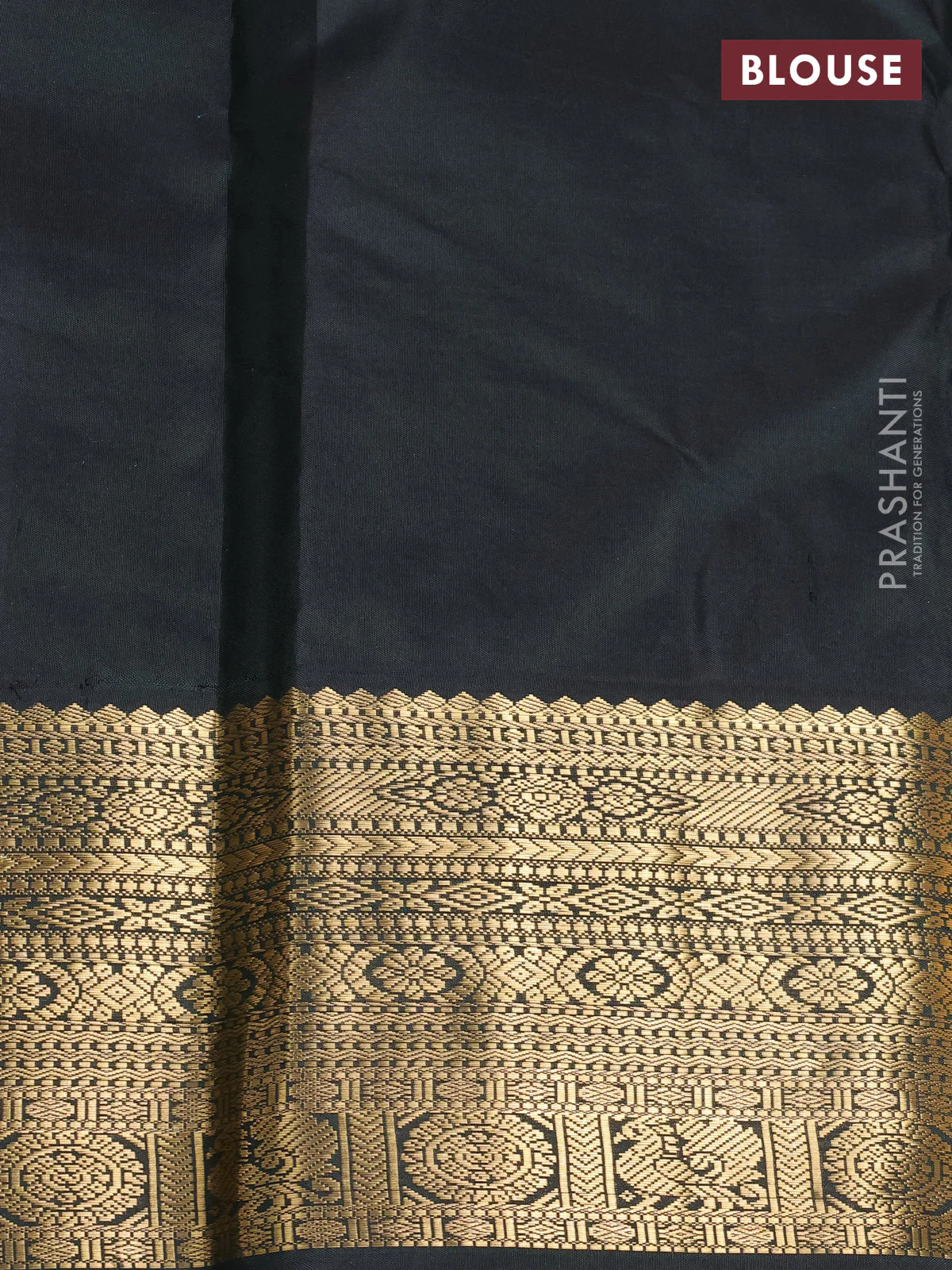 Pure kanchipuram silk saree pink and bottle green with zari woven buttas and zari woven korvai border - Image 4