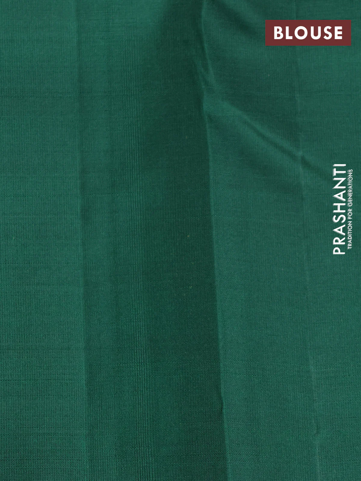 Pure kanchipuram silk saree pink and dark green with allover zari weaves & buttas in borderless style - Image 4
