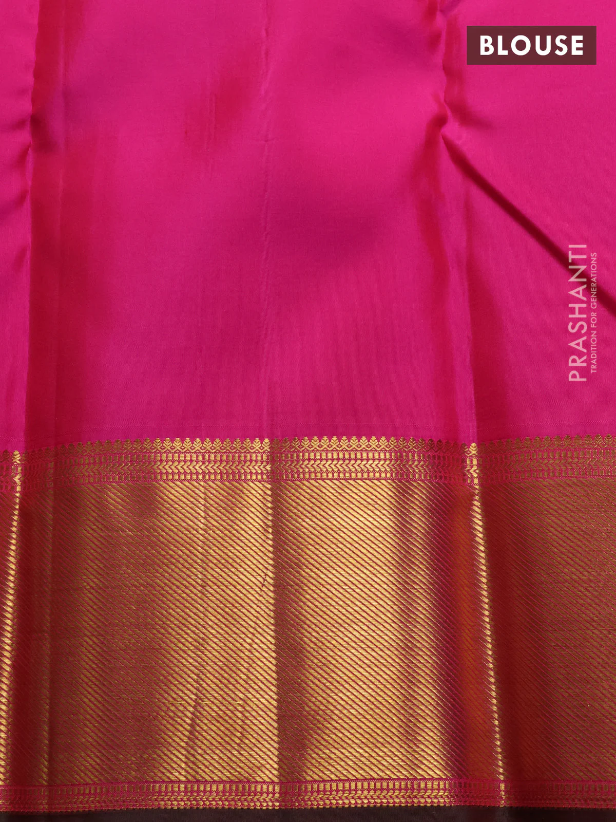 Pure kanchipuram silk saree pink and dual shade of green with allover zari woven brocade weaves and rich zari woven border - Image 4