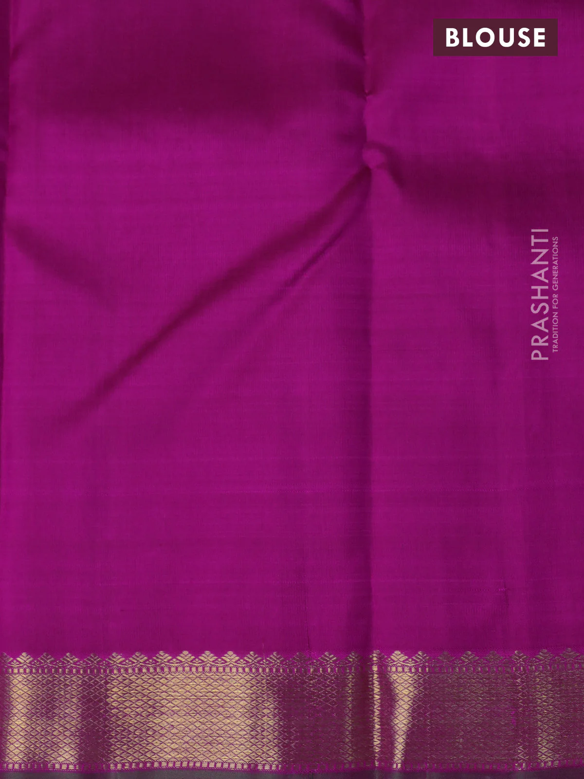 Pure kanchipuram silk saree pink and dual shade of green with zari woven buttas and zari woven border - Image 5