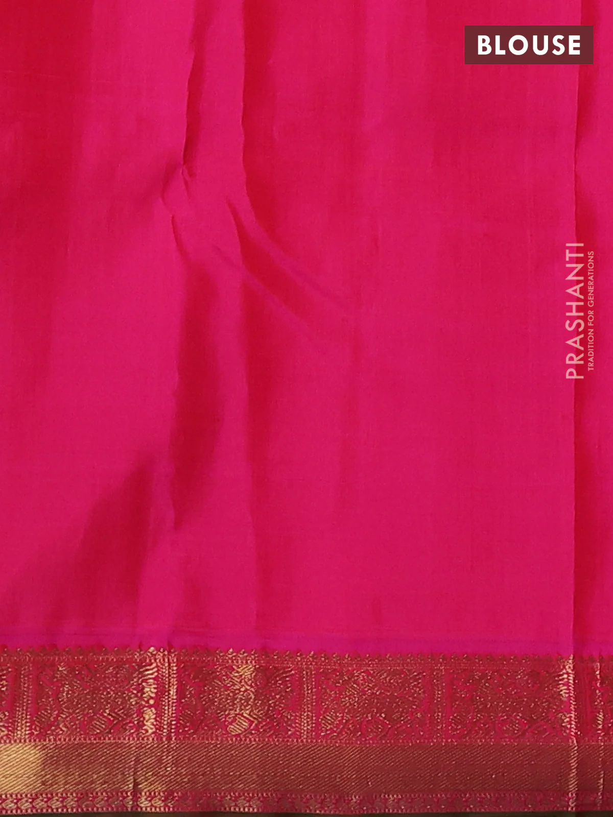 Pure kanchipuram silk saree purple and pink with annam & rudhraksha zari woven buttas and rich zari woven korvai border - Image 4