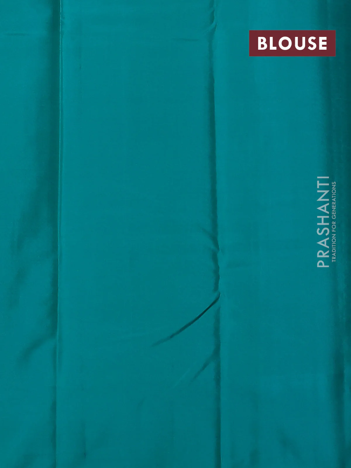 Pure kanchipuram silk saree purple and teal blue with zari woven buttas and zari woven butta border - Image 3