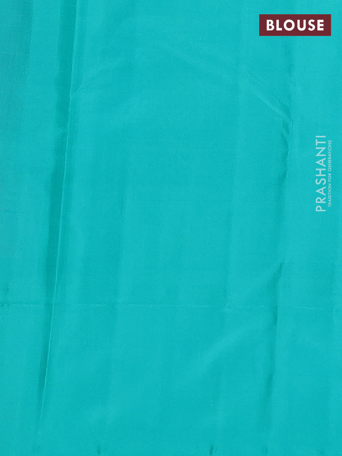 Pure kanchipuram silk saree purple and teal green with allover zari checked pattern and simple border - Image 4
