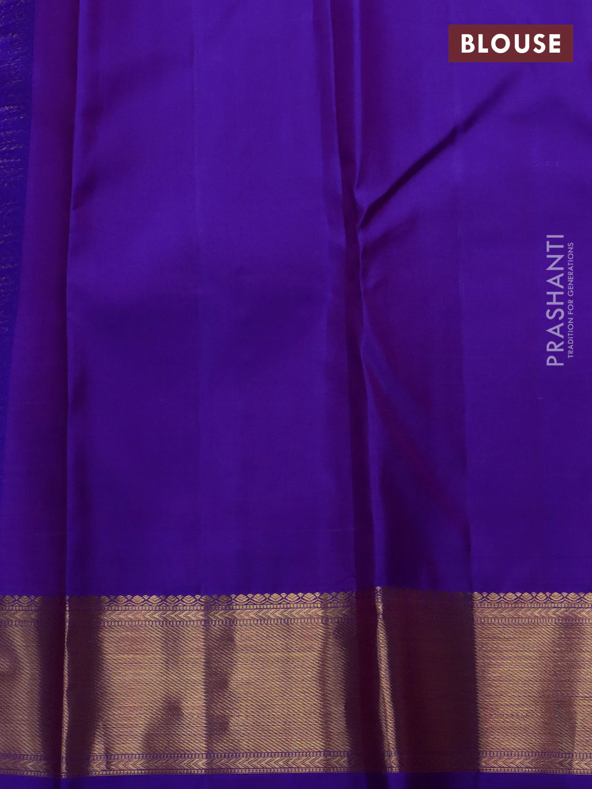 Pure kanchipuram silk saree purple with allover annam & mayil chakram buttas and zari woven border - Image 5