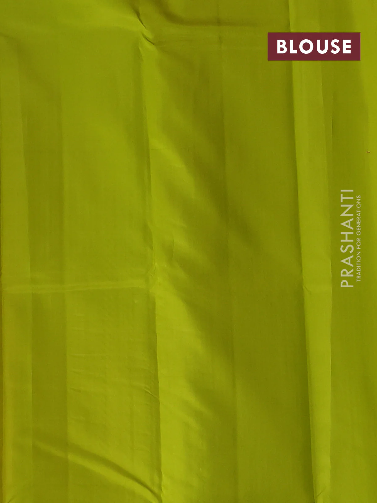 Pure kanchipuram silk saree red and lime green with allover zari weaves pattern and simple border - Image 4