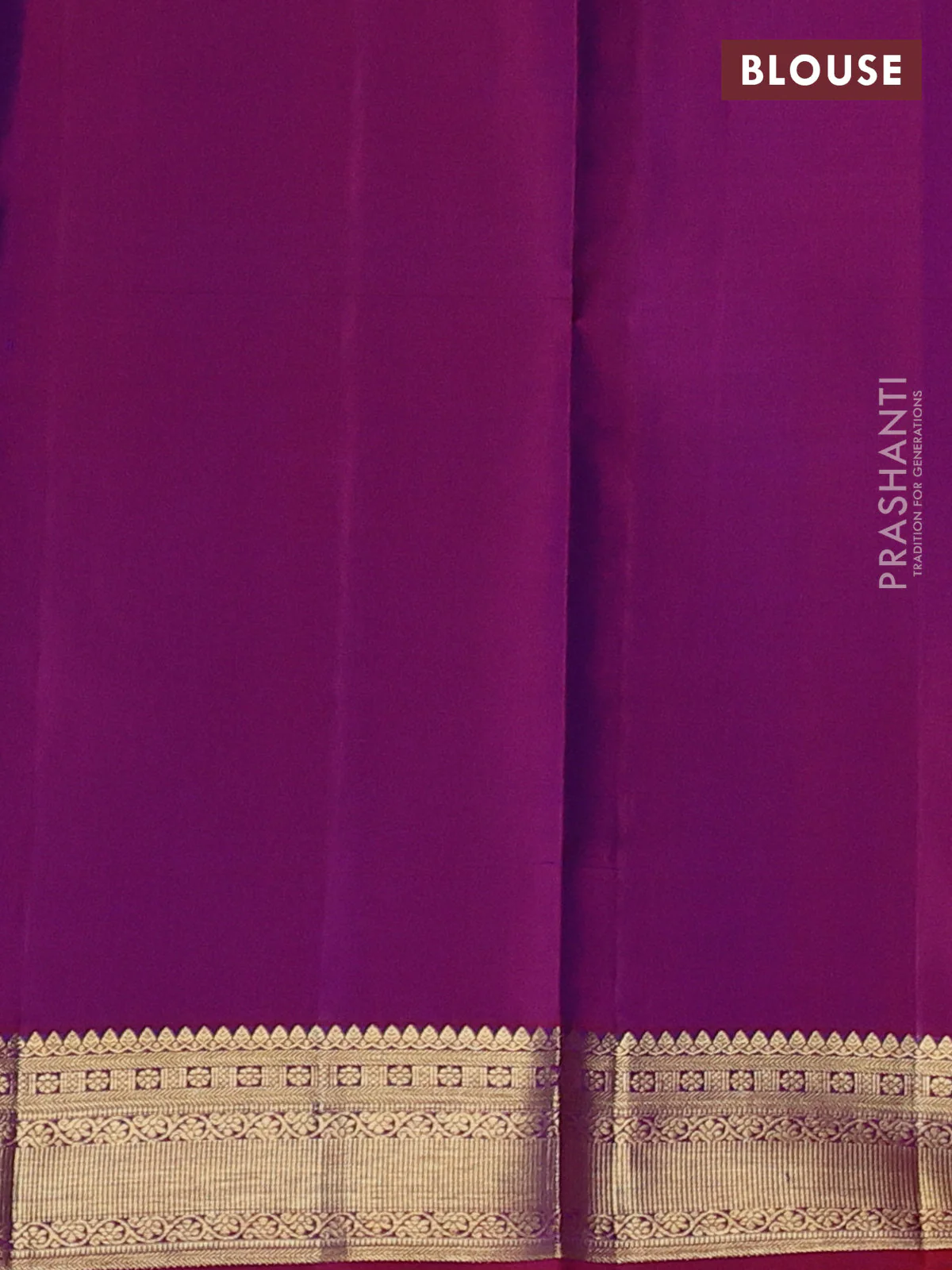 Pure kanchipuram silk saree red with allover zari woven brocade weaves and rich zari woven border - Image 4