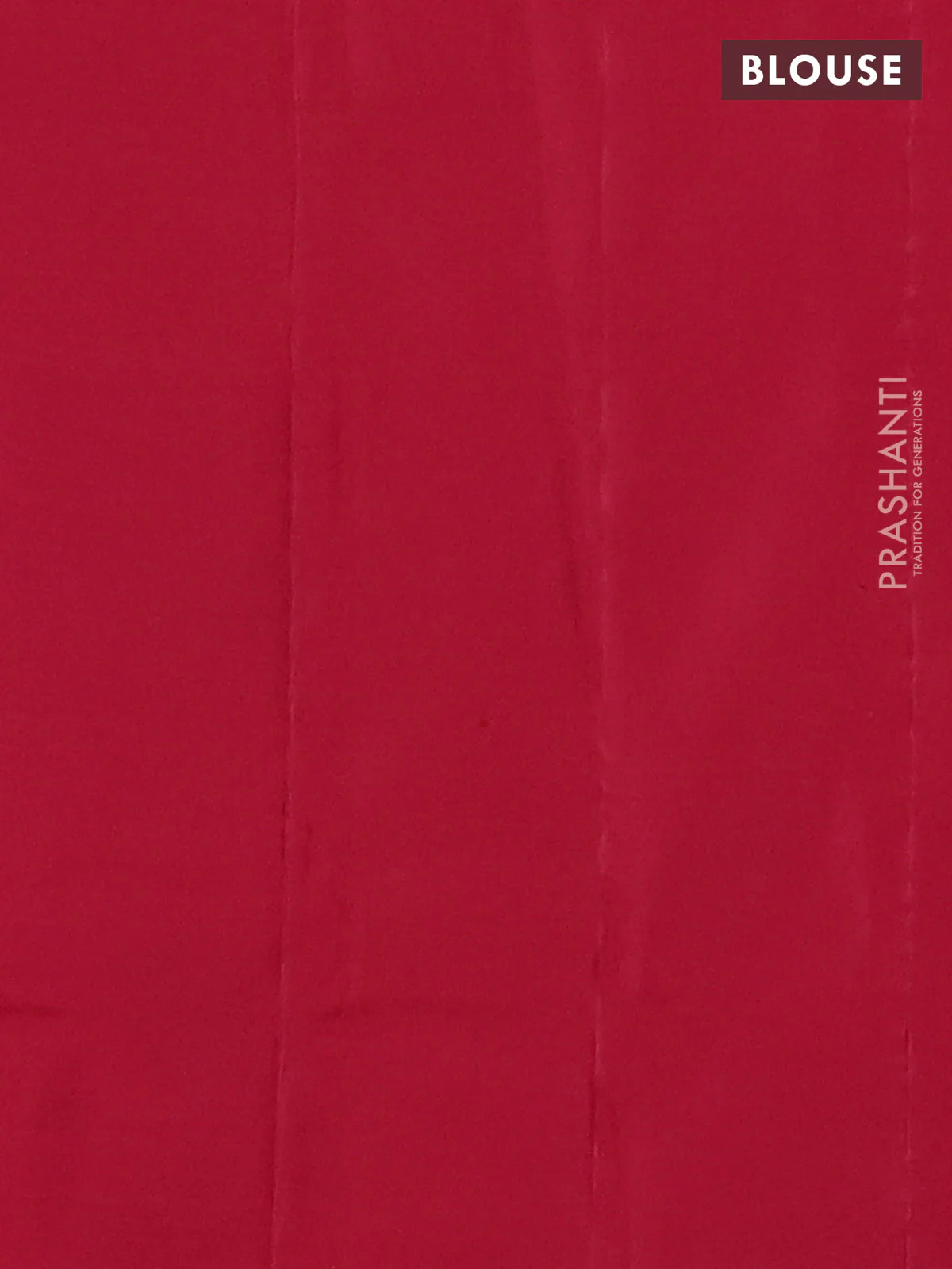 Pure kanchipuram silk saree red with zari woven buttas and zari woven border - Image 4