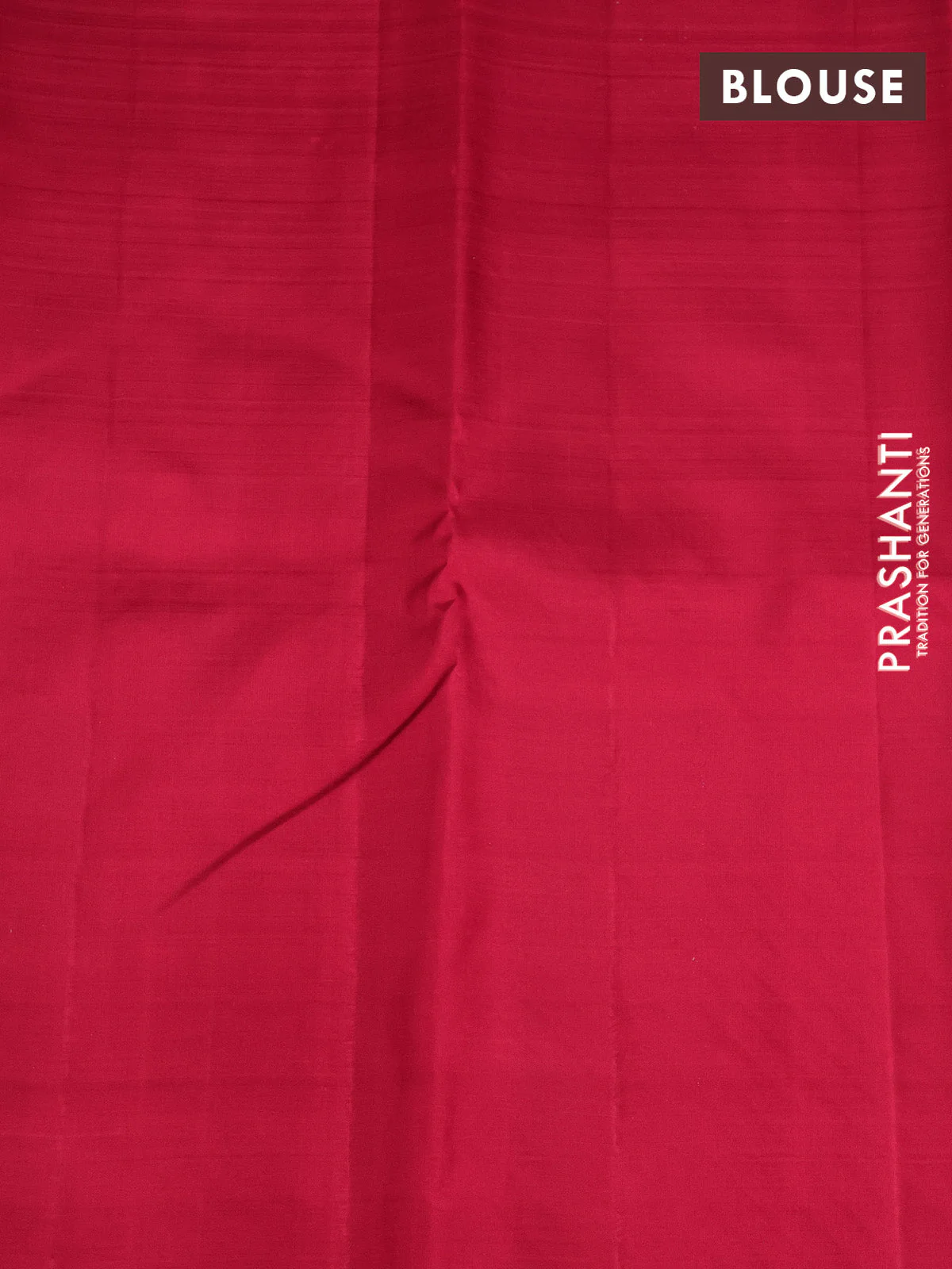 Pure kanchipuram silk saree reddish pink with allover silver & gold zari weaves in borderless style - Image 4