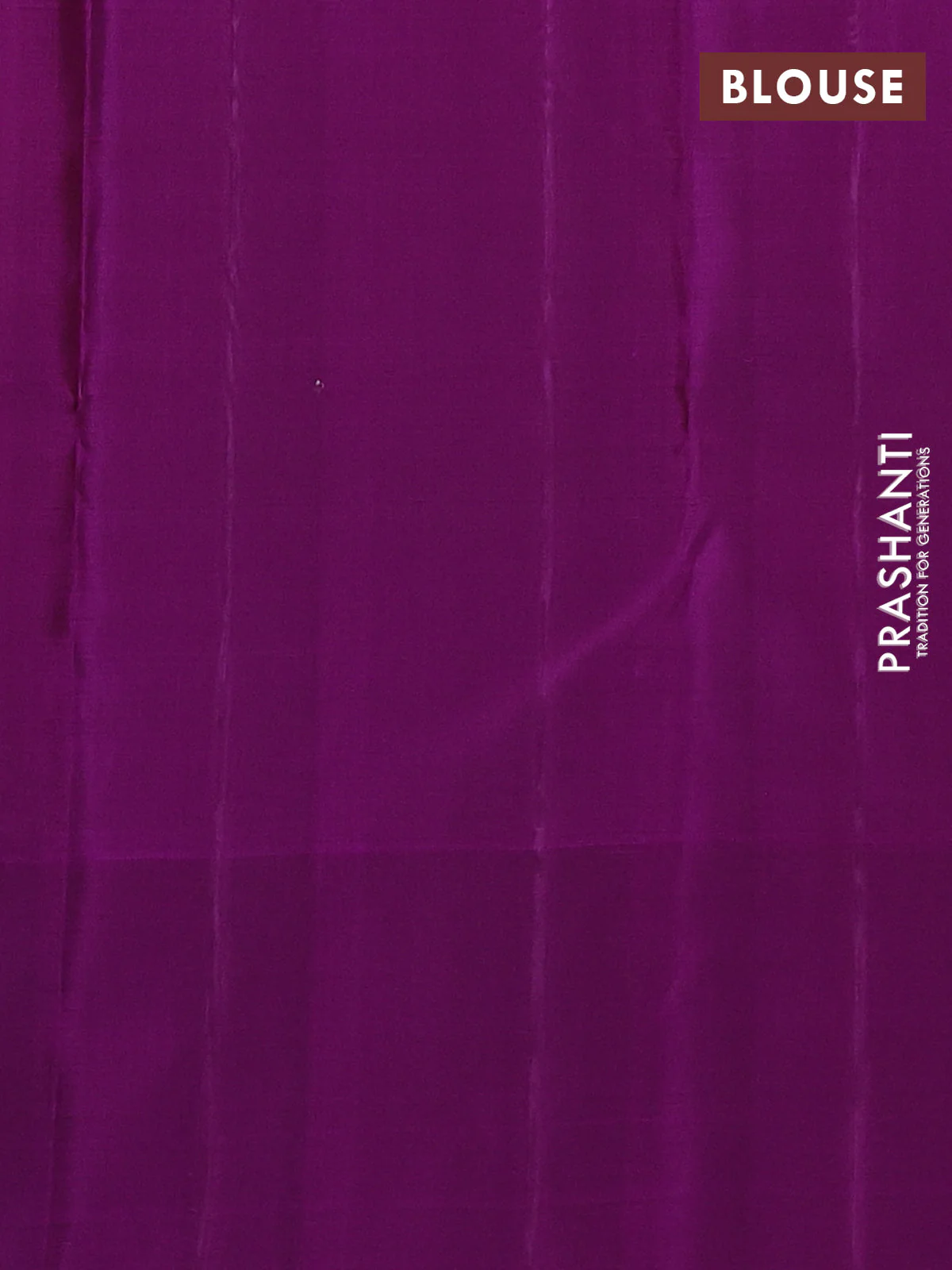 Pure kanchipuram silk saree rosy brown and purple with allover small zari checks & buttas and long zari woven butta border - Image 4
