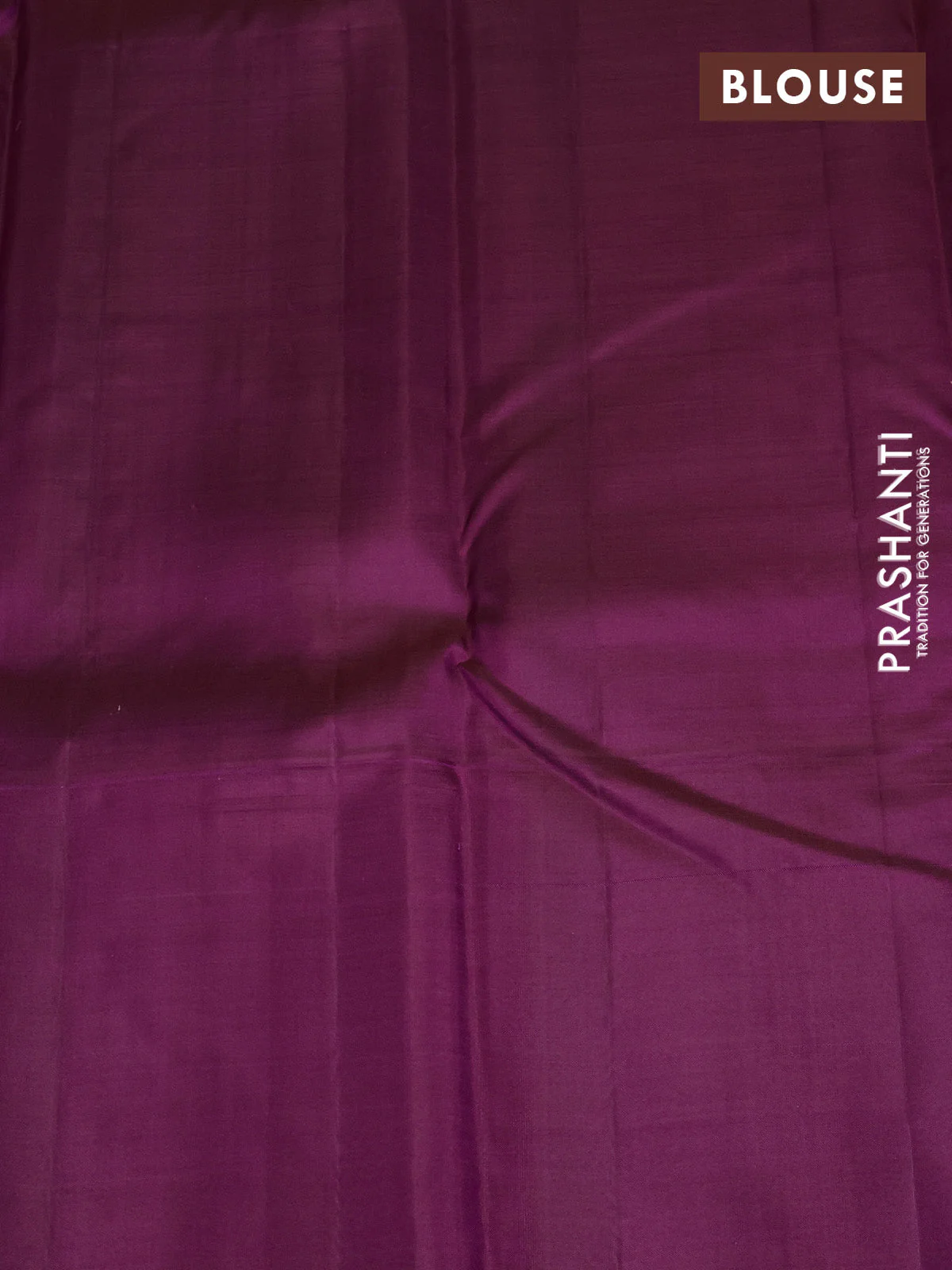 Pure kanchipuram silk saree rustic orange and deep purple with allover zari woven brocade weaves and zari woven butta border - Image 4