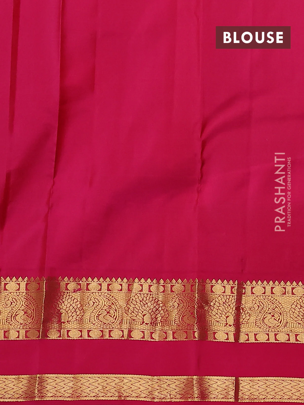 Pure kanchipuram silk saree teal blue and pink with floral zari woven buttas and rettapet zari woven korvai border - Image 3