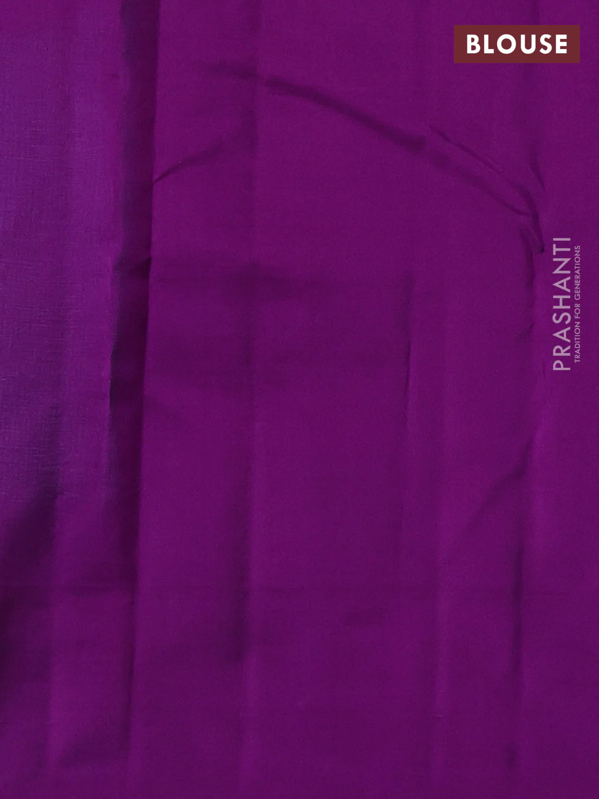 Pure kanchipuram silk saree teal blue and purple with allover zari weaves and simple border - Image 4