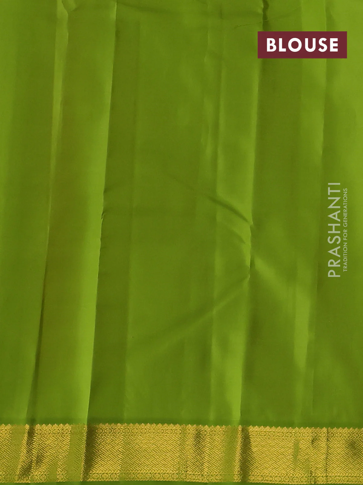 Pure kanchipuram silk saree tomato red and light green with zatri woven buttas and zari woven korvai border - Image 4