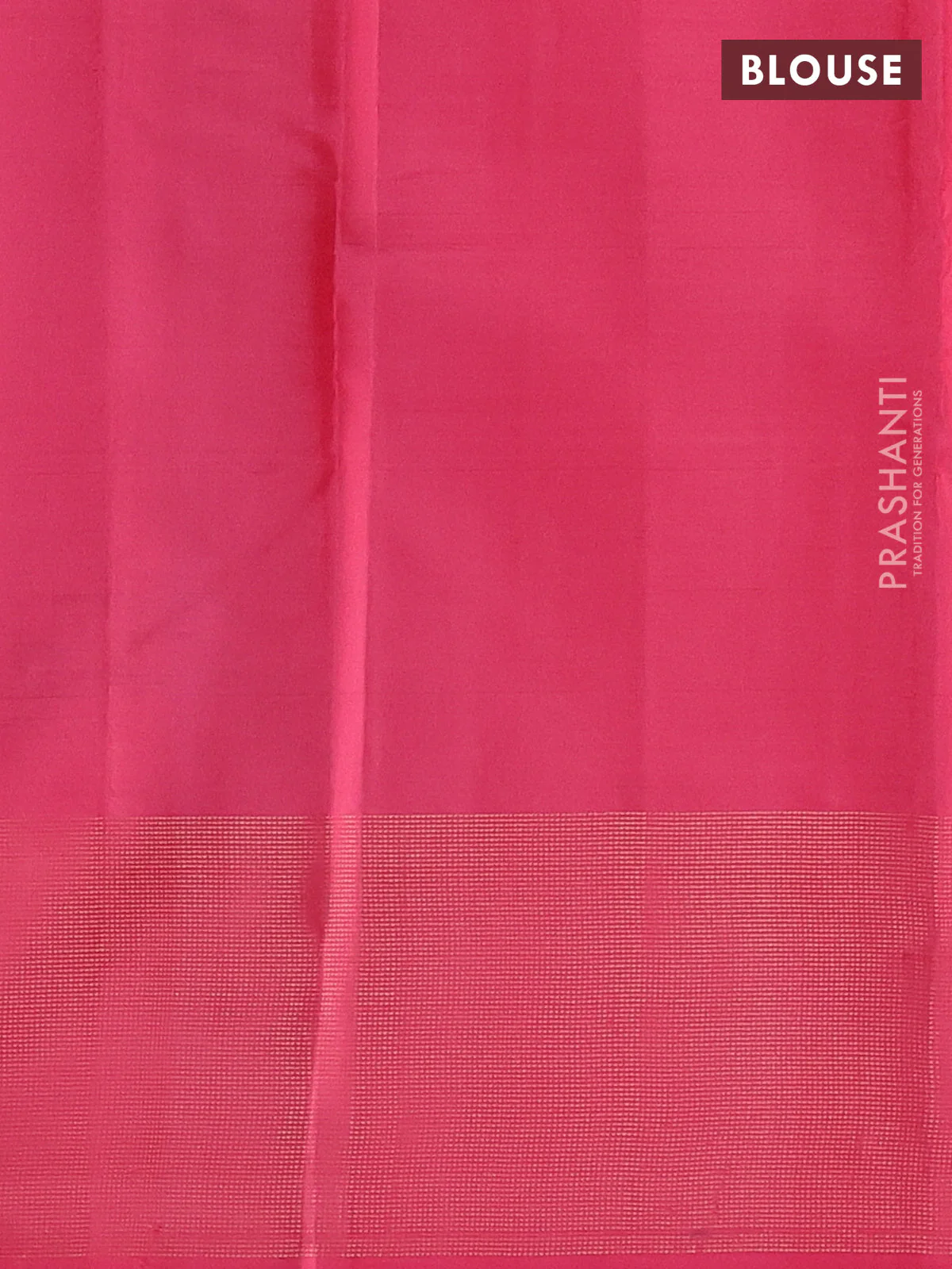 Pure kanchipuram silk saree violet and peach pink with zari woven paisley buttas and zari woven border - Image 4