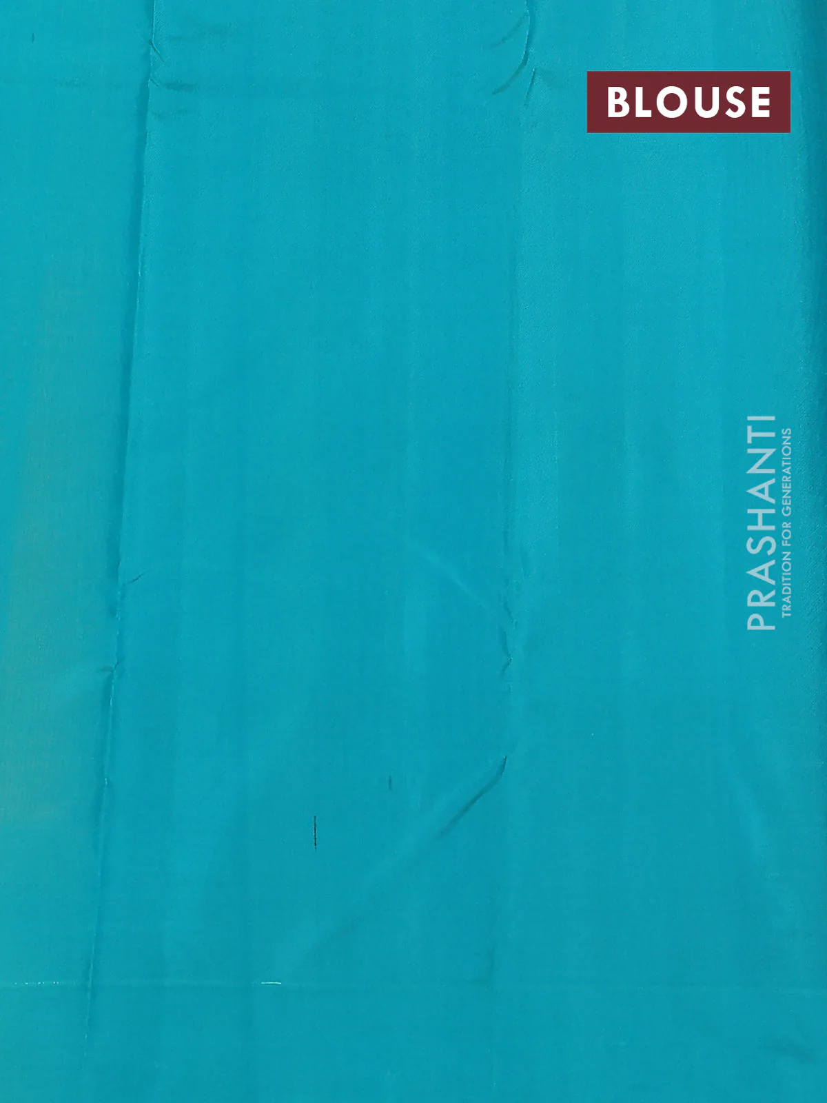 Pure kanchipuram silk saree yellow and teal blue with allover zari weaves and simple border - Image 3