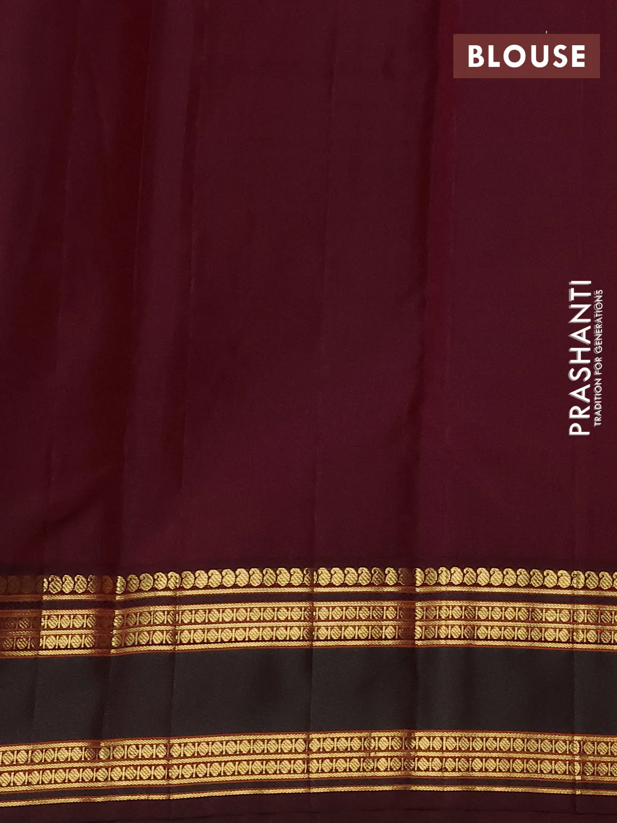 Pure kanchipuram silk saree yellow and wine shade with zari woven buttas and rettapet zari woven border - Image 4