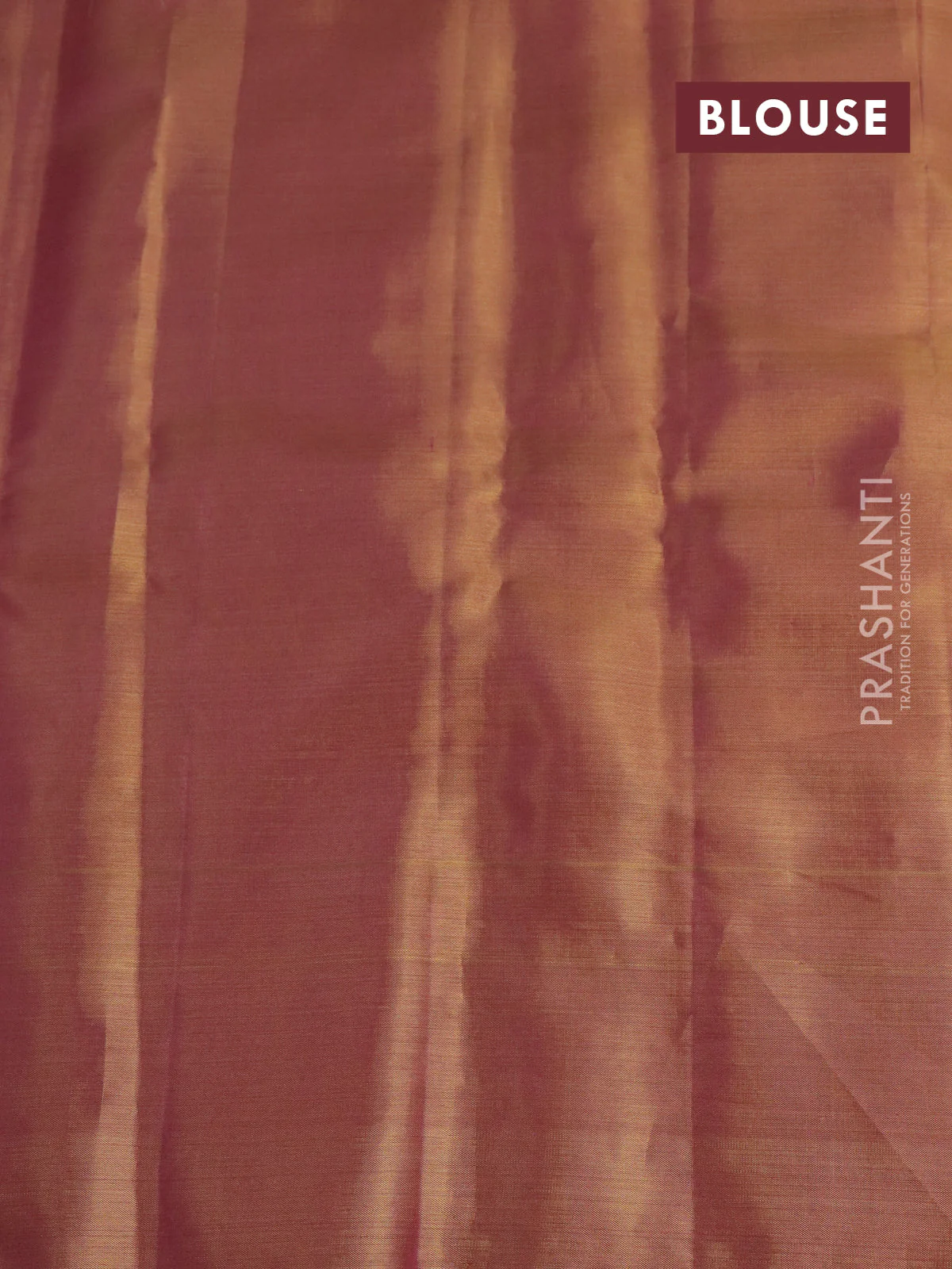 Pure kanchipuram tissue silk saree dual shade of pastel pink with allover rich pichwai design weaving and zari woven border - Image 7