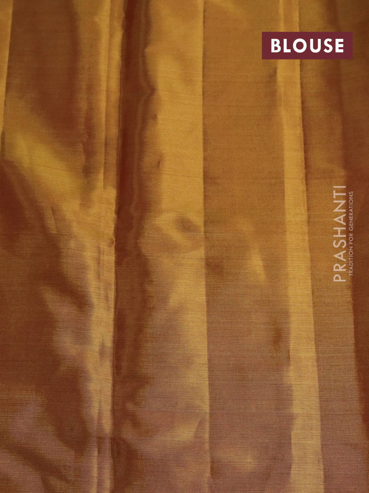 Pure kanchipuram tissue silk saree gold and maroon with floral design motif and long rich floral design border - Image 4