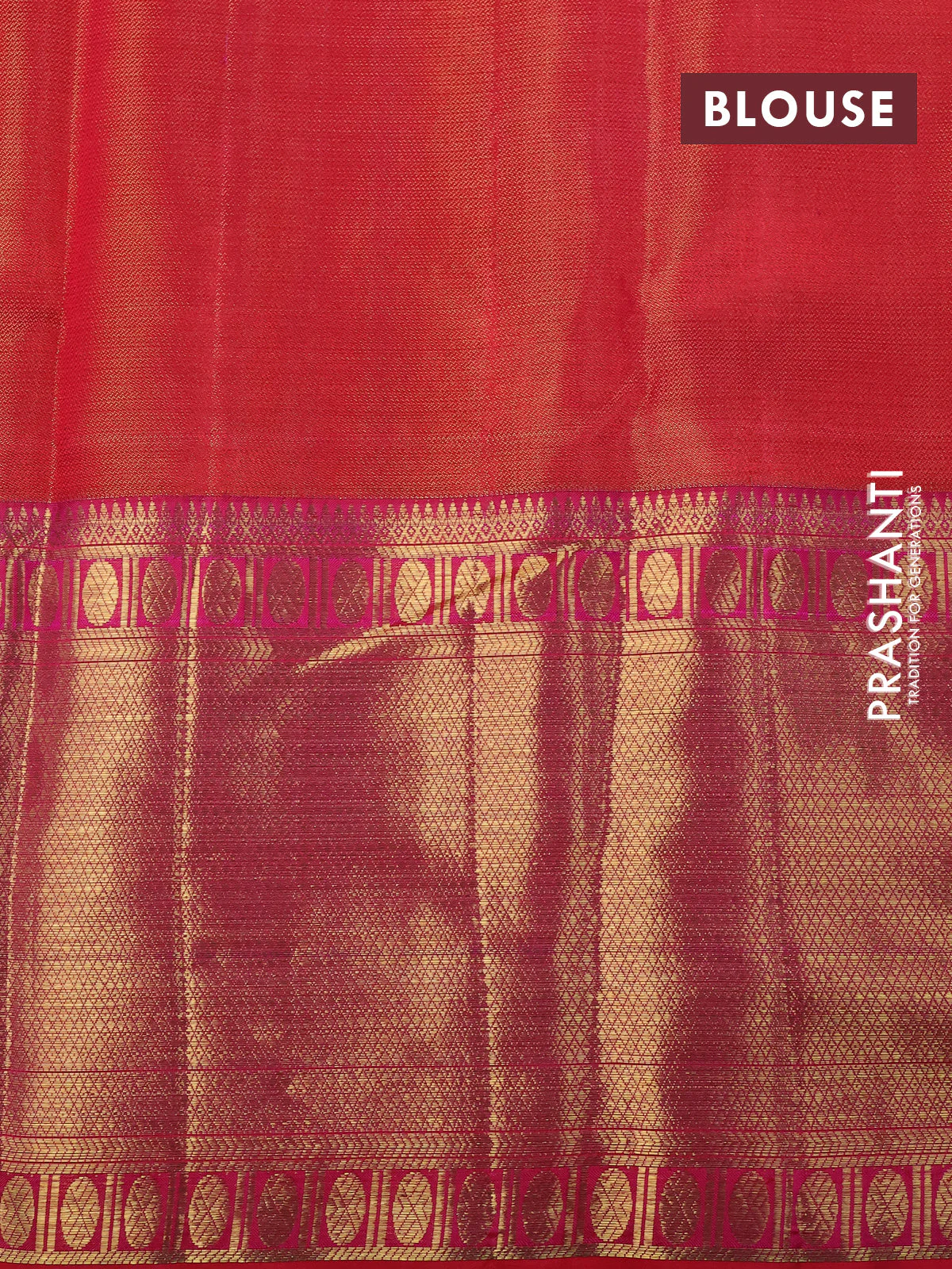 Pure kanchipuram tissue silk saree pista green and dual shade of pinkish red with allover thread & zari woven brocade weaves and long zari woven korvai border - Image 4