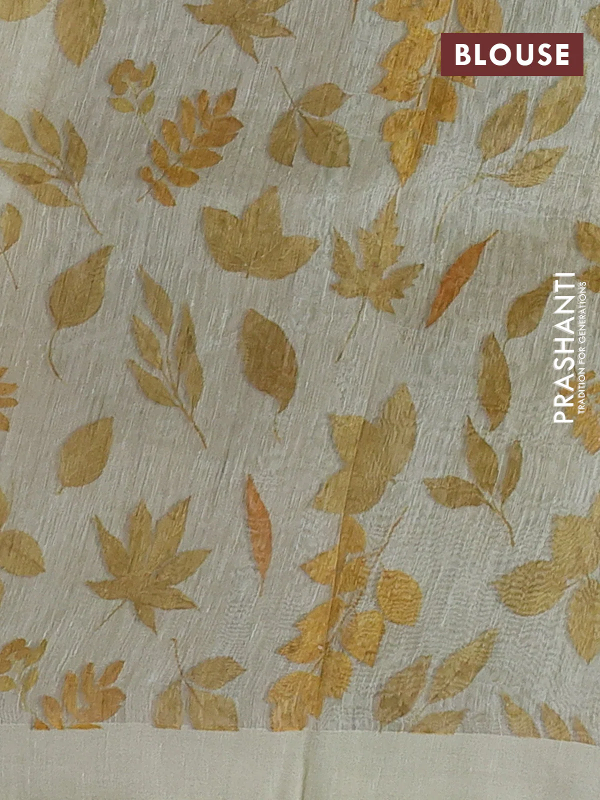 Pure linen silk saree mild pista green and mustard yellow with allover prints and simple border - Image 3