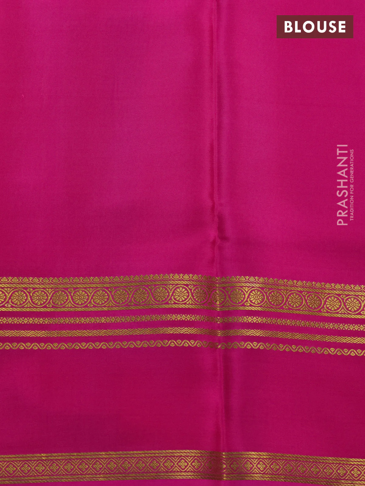 Pure mysore silk saree baby pink and pink with allover shibori prints and rettapet zari woven border - Image 4