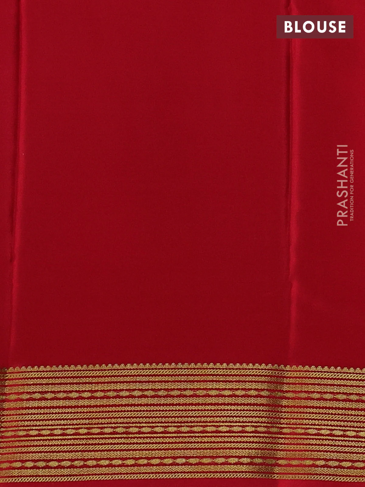 Pure mysore silk saree black and maroon with plain body and zari woven border - Image 3