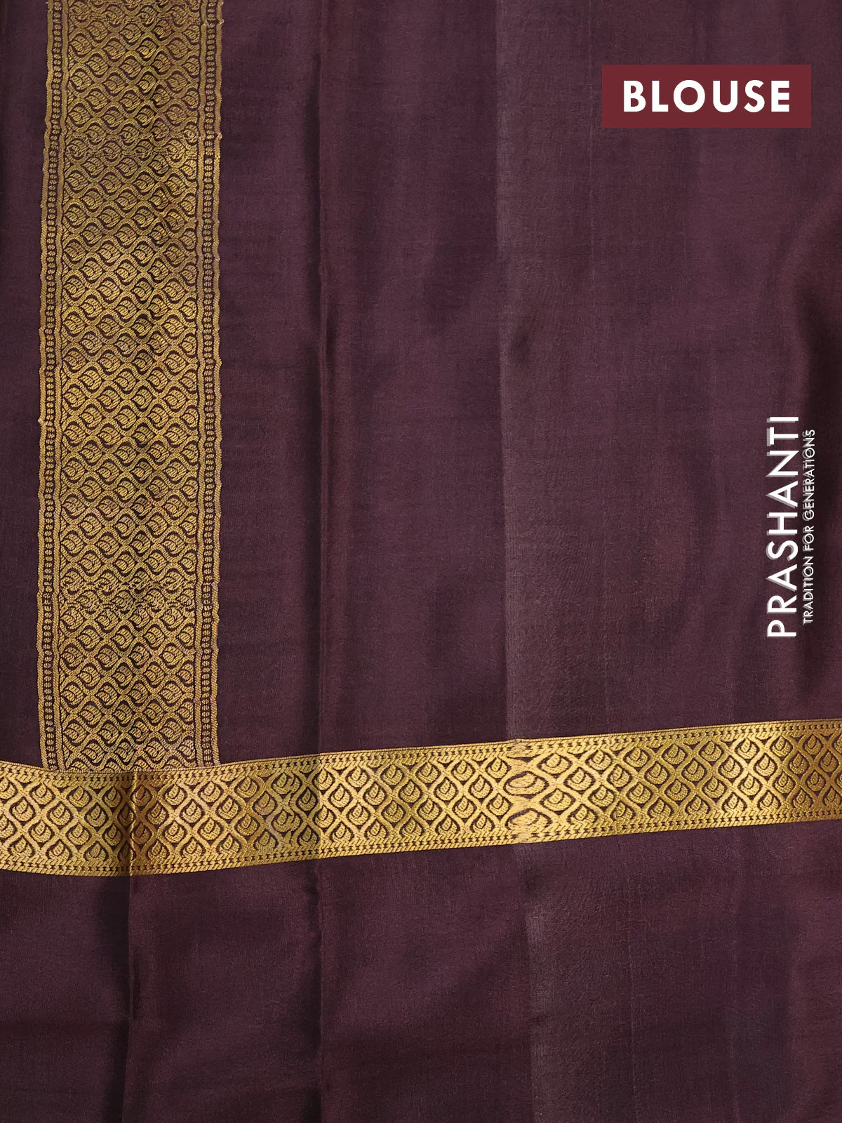 Pure mysore silk saree coffee brown and mustard yellow with allover small checked pattern and rettapet zari woven printed border - Image 17