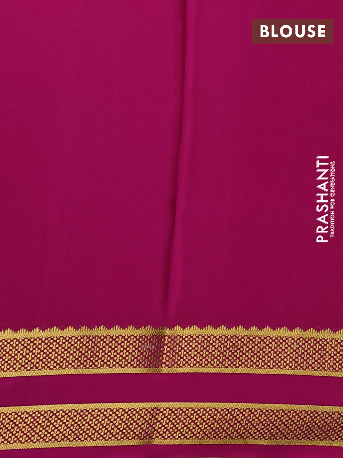 Pure mysore silk saree coffee brown and pink with allover zari checked pattern and rettapet zari woven border - Image 3