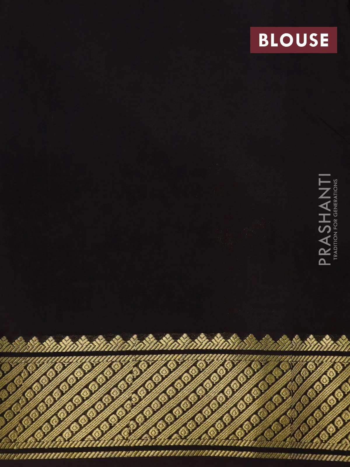 Pure mysore silk saree coffee brown and sandal with zari weaves and long kalamkari printed zari border - Image 4