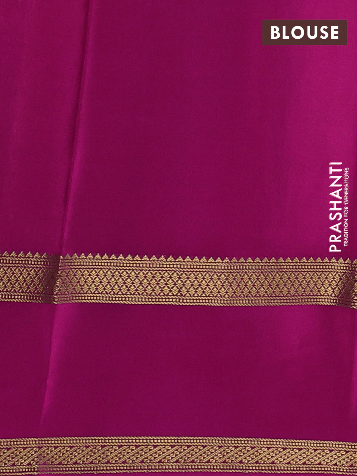 Pure mysore silk saree cream and pink with allover zari woven checked pattern and rettapet zari woven border - Image 3