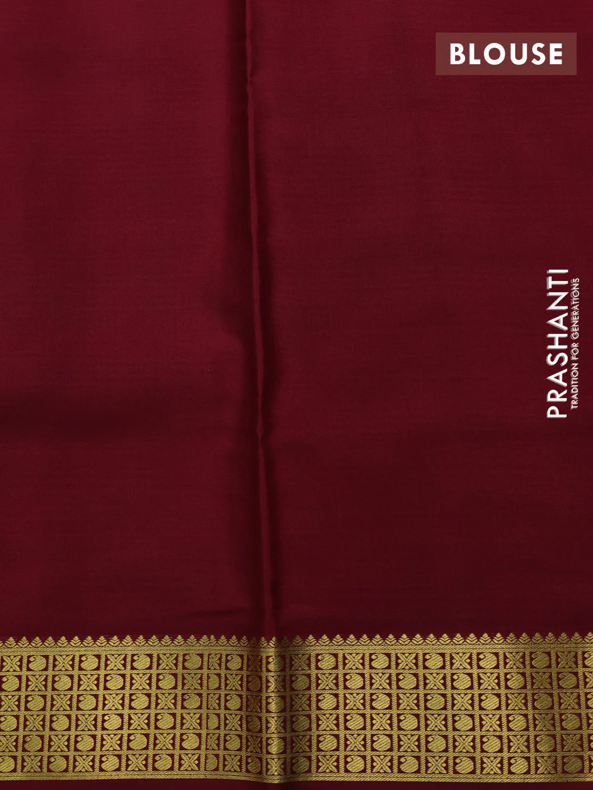 Pure mysore silk saree cs blue and maroon green with allover zari woven stripes pattern and zari woven border - Image 4
