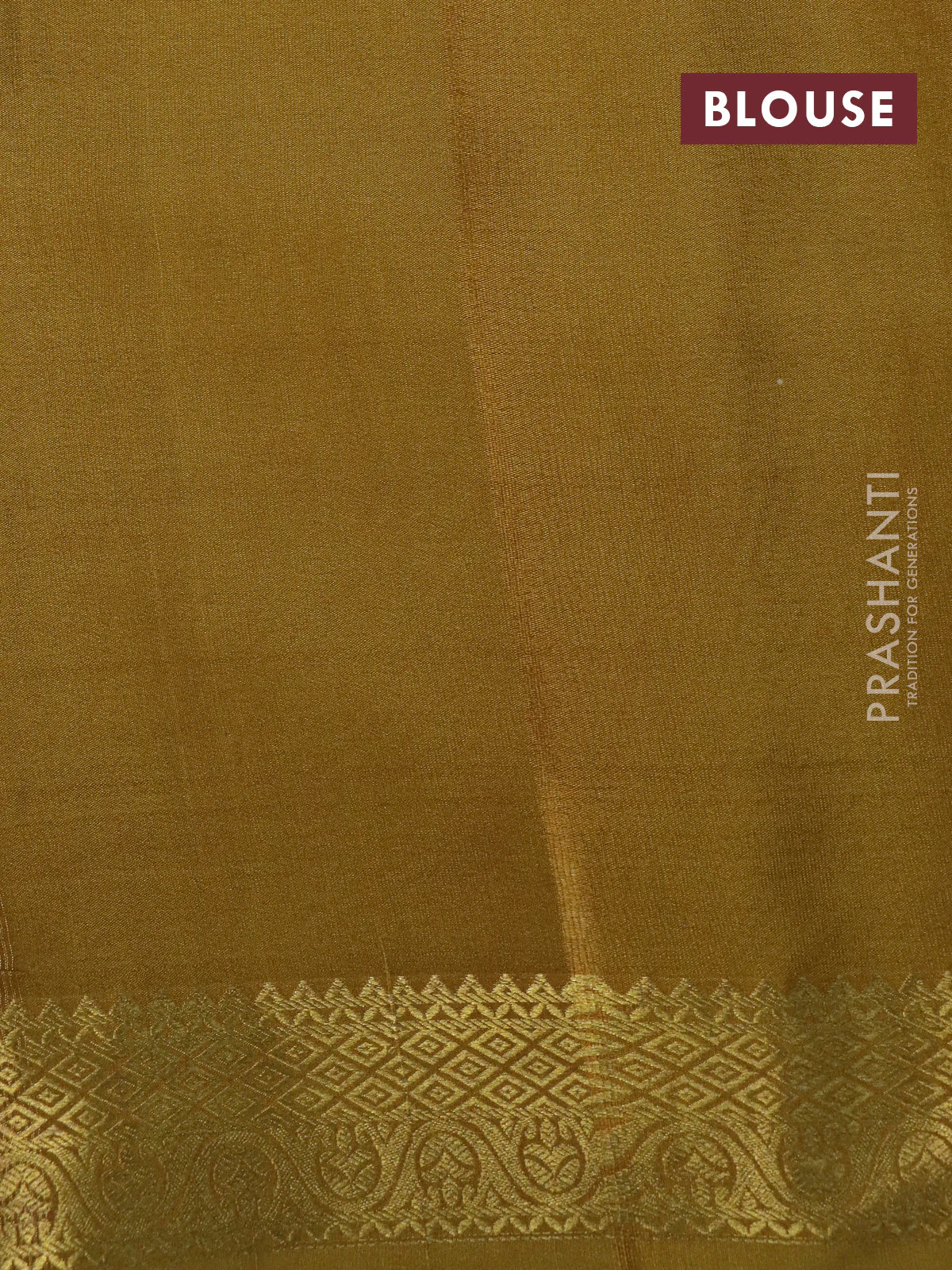 Pure mysore silk saree deep maroon and mustard yellow with kalamkari digital prints and long zari woven border - Image 4