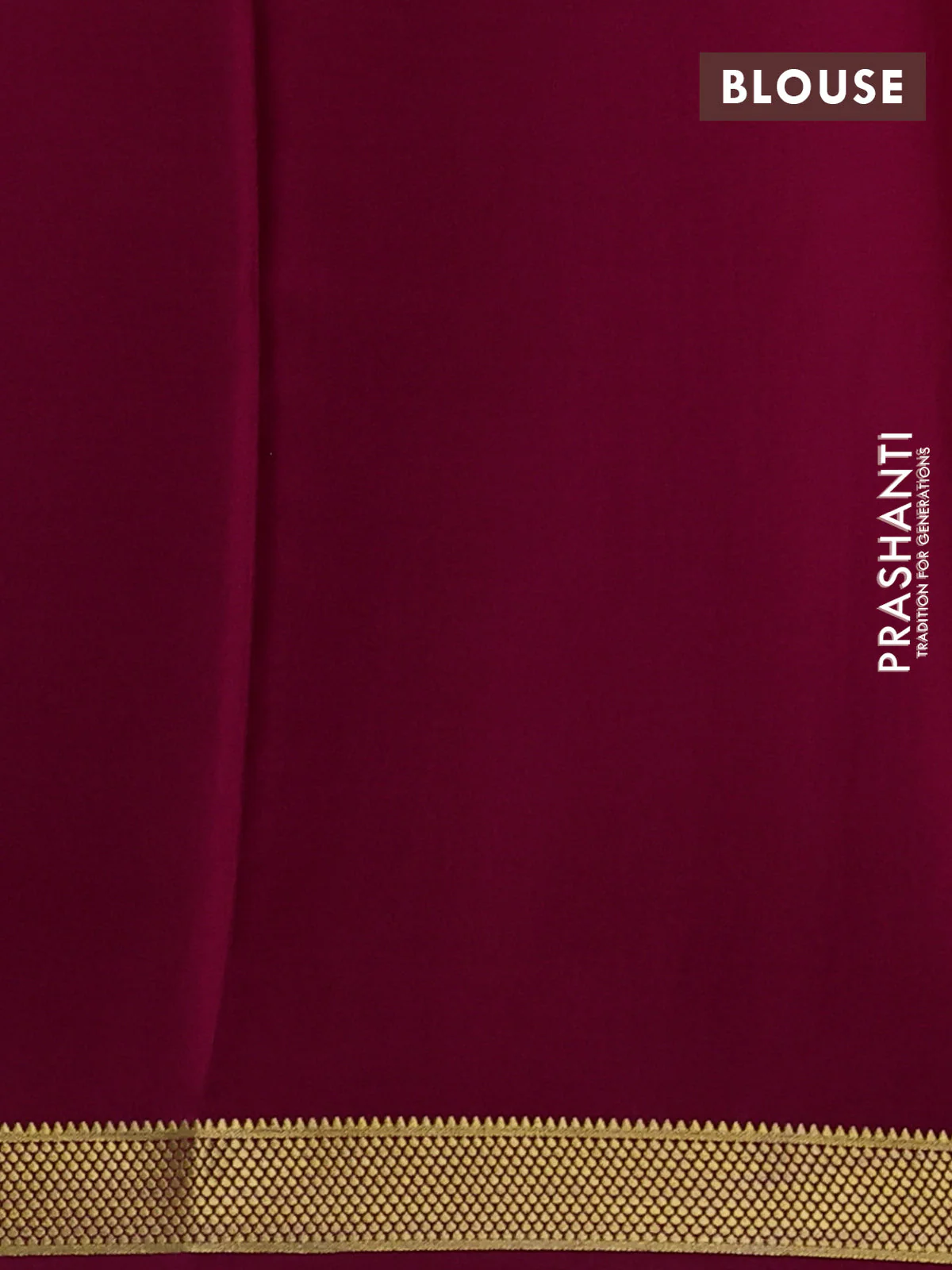 Pure mysore silk saree lavender and pink with allover small zari checked pattern and zari woven border - Image 3