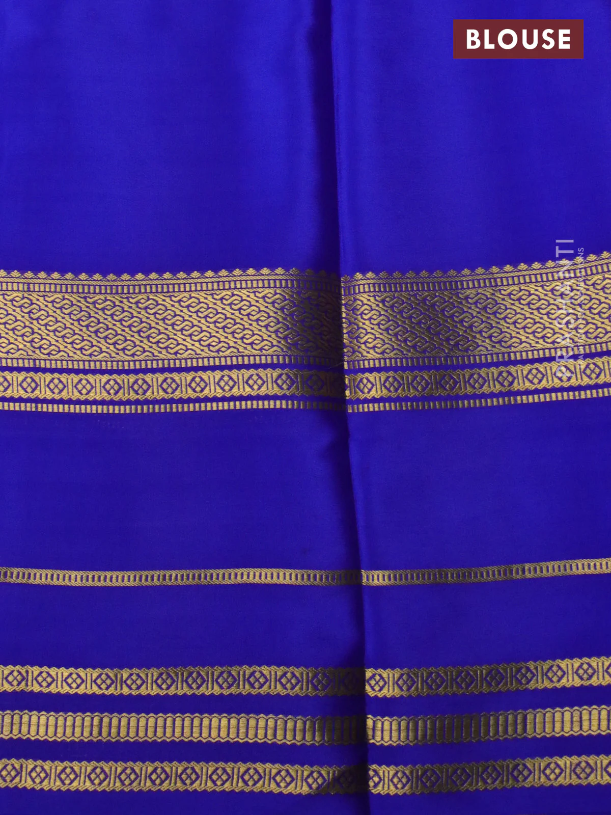 Pure mysore silk saree light pink and royal blue green with plain body and zari woven border - Image 4