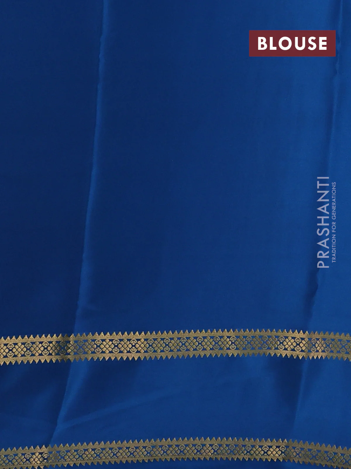 Pure mysore silk saree lime yellow and cs blue with plain body and rettapet zari woven border - Image 3
