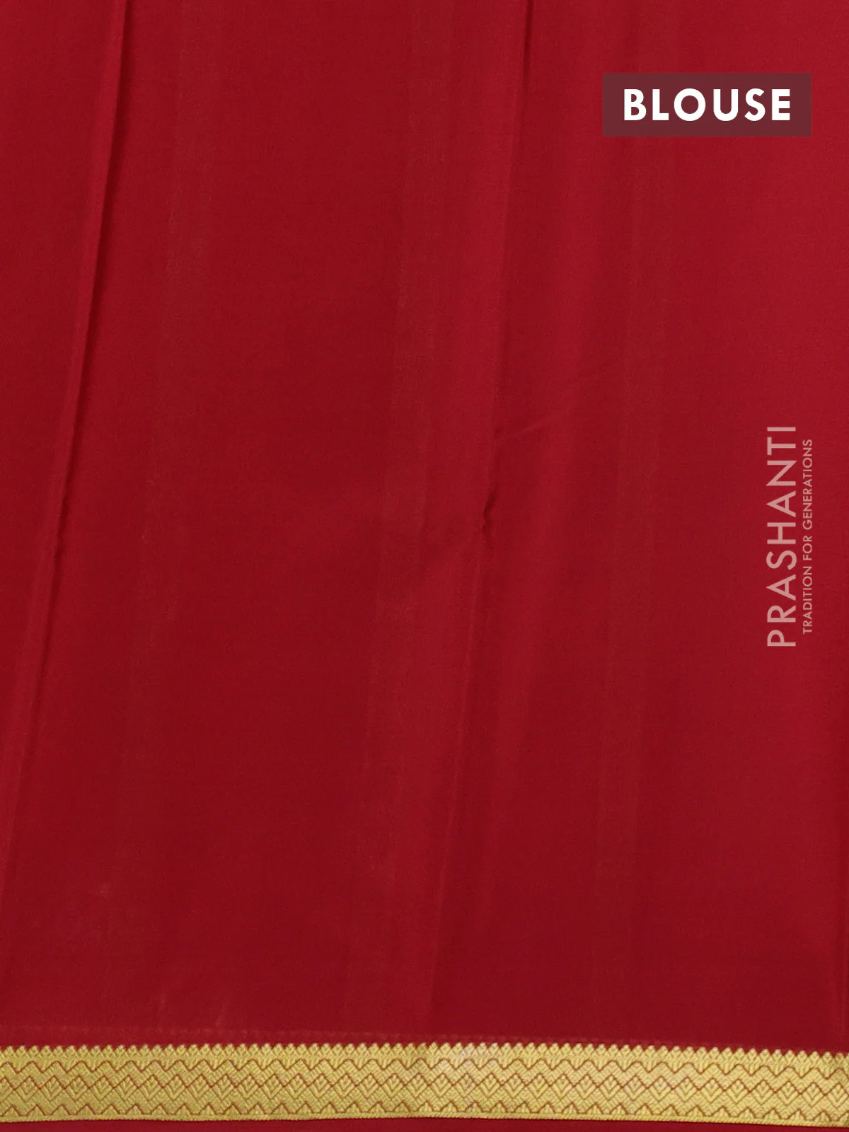 Pure mysore silk saree navy blue and maroon with plain body and zari woven border - Image 3